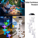 Solar Wind Chime Lamps Color Changing Angels Pendant Lights Garden Decor Newly