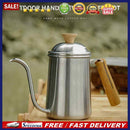 Pour Over Coffee Tea Drip Pot Wood Handle Drip Pour Over Coffee Household Pot Go