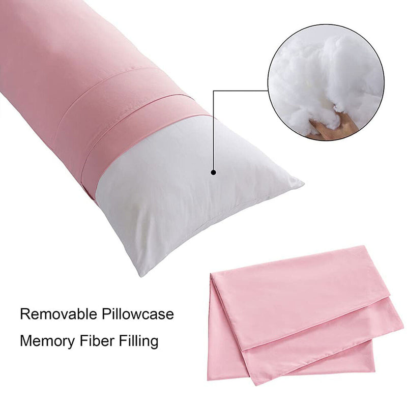 Full Body Pillowcase High-Quality Comfy Breathable Long Bed Throw Pillow Co
