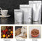Mylar Bags - 100 Pcs Stand-Up Heat & Re-Sealable Bag for Packaging Products