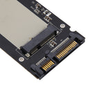 Mini pcie PCI-E mSATA SSD to 2.5" SATA Convertor mSATA-SATA Adapter Card Black