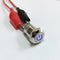 12mm Self-locking LED Metal Switch Instantaneous Waterproof Button (Blue)