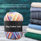 Gradient Color Milk Cotton Yarn Scarf Sweater Crochet Knitting Yarn (O)