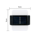 2 Packs Solar Light Garden Decor Solar Lamp Outdoor for Home (Square Warm L