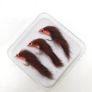 Fishing DIY Sharp Hook Fly Sea Bass Fishing Bait Squirrel Strip Fly Bait