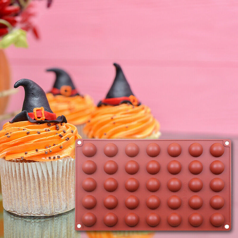 35 Cavity Cake Mold Half Ball Sphere Mould for DIY Chocolate Dessert Puddin