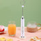 Automatic Milk Coffee Whisk Mixer Electric Egg Beater Kitchen Tool (White) Newly