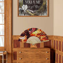 Independence Day Eagle Oil Paint Folding Fan By Numbers DIY Home Decoration G