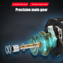 Baitcasting Reel 8.2/1 Max Drag 8kg Casting Carp Fishing Reel (Blue Right) Newly