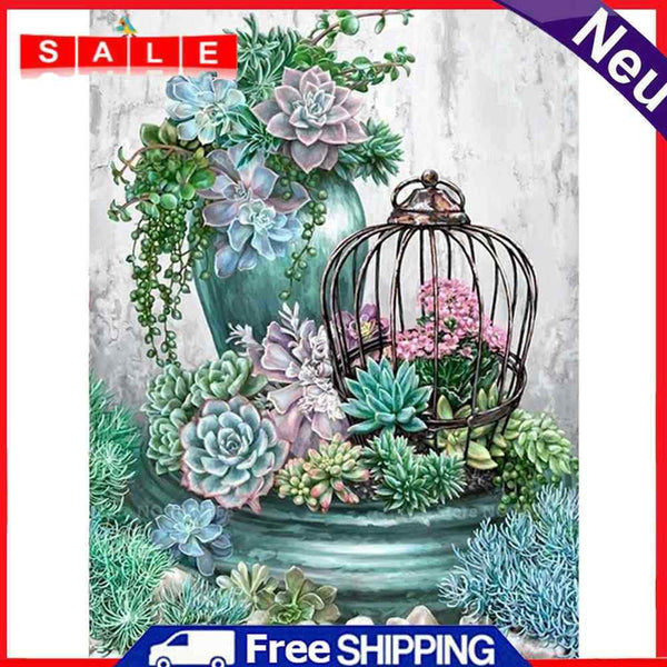 Painting By Numbers Flower DIY Oil Coloring Pictures Living Room Home Wall Art