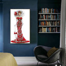 Spot Drill Craft 5D Diamond Painting Dress Lady Rhinestone Mosaic Home Decor