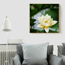 White Lotus Diamond Embroidery Painting Mosaic Picture Rhinestone Cross Stitch