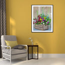 5D Diamond Painting Wood Flower Vase Full Round Drill DIY Home Decoration Gifts