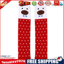 Girls Cartoon Socks Cotton Baby Child Knee High Long Stockings (White Bear