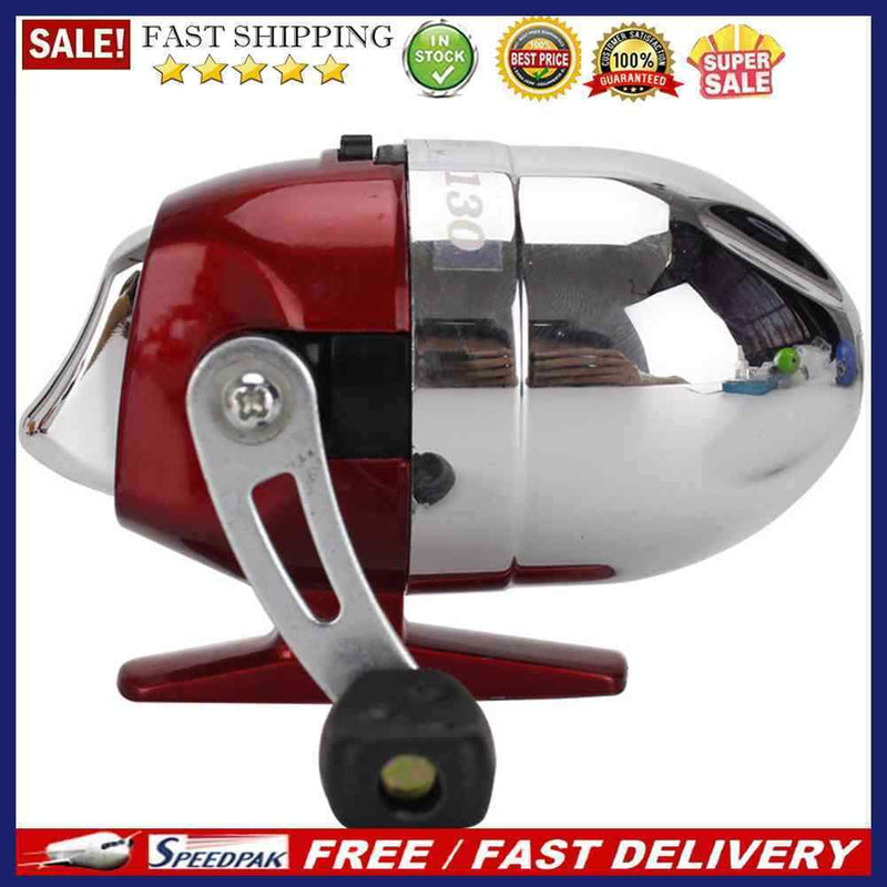 Spincast Fishing Reel 3.1/1 Gear Ratio Push-Button Bait Casting Fishing Tackl