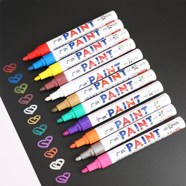 Water Drawing Paint Marker Pen Oil Markers Pens Car Tire Water Painting Pen