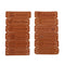 12pcs PU Leather Keywords on Clothing Garment Labels for Jeans Bag