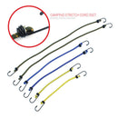 6pcs Outdoor Travel Luggage Fixing Rope Clothesline Elastic Bungee Cord Straps