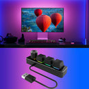 USB RGB Copy Paste Keyboard Ergonomic Mechanical Keypad Custom Keypad for Gaming