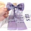 Ribbon Shimmer Hair Scrunchies Knot Hair Barrettes Tiara Elastic Hairclips