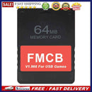 FMCB V1.966 Memory Card for PS2 PS1 Video Gaming Console USB HDD Adapter Ca