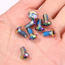 12pcs M5x8mm Disk Brake Bolts T25 Torx Titanium TI Bottle Holder Bolts Screws