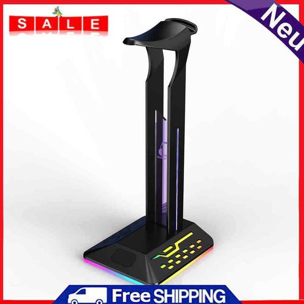 Gamer Headset Display Stand 6 Monochrome Modes Desktop Laptop Gaming Accessory