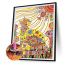5D Owl/Cat Partial Special Shape Diamond Painting Kit DIY Home Decoration G