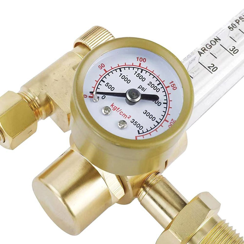 Argon Cylinder TIG Welding Pressure Reducing Gulator Gas Valve Argon Gas Meter