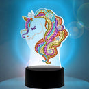 DIY Special Shaped Diamond Painting LED Light Horse Animal Embroidery Night Lamp