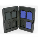 Aluminum 8 Slots Micro SD SD SDXC Cards Case Memory Cards Storage Holders Prot