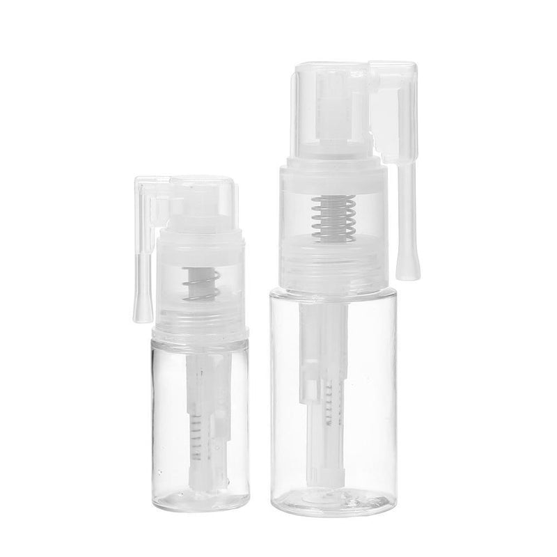 Portable Powder Spray Bottle Clear Plastic Makeup Pot Travel Sprayer (14ml)