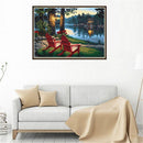 Lakeside 5D Full Drill Diamond Painting Embroidery DIY Cross Stitch Decor