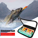 10pcs Bionic Shrimp Baits Set w/ Double-Layer Hooks for Cuttlefish Fishing