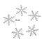 AnySell Christmas tree, 3 cm, white snowflakes, plastic, for parties, Zuhau