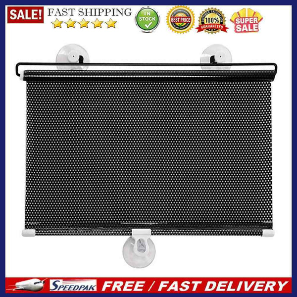 Car 40cm x 60cm Auto Retractable Side Window Car Sun Shade Curtain