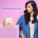 Tassel Women Short Wallet Leather Clutch Card Bag Female Purse (Light Pink)