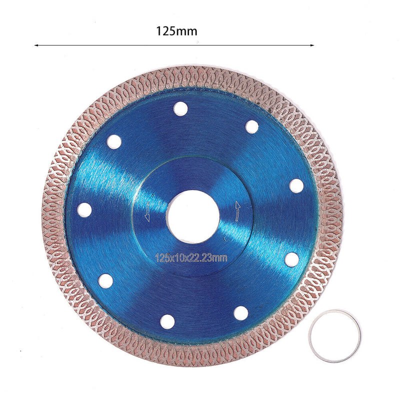 Diamond Saw Blades Wood Cutting Wheel Disk for Tile Ceramic (Blue 125mm)