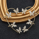 No Pierced Jewelry Rhinestones Ear Cuff Tragus Earrings Non Piercing Ear Wrap