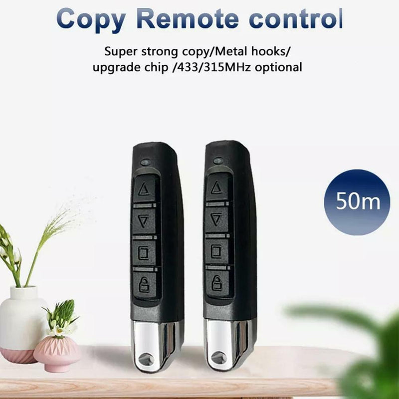 Universal 433MHZ Replacement Garage Door Car Gate Cloning Remote Control Key x 1