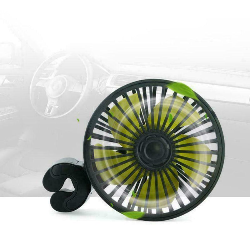 Adjustable 3 Speed USB Fan Air Cooling Fans For Car Rear Study School Seat D6H8