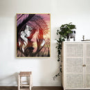 Indigenous Girl Oil Paint By Numbers Kits Canvas DIY Picture Hand Painted