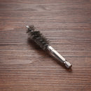 2pcs Car Steel Wire Brush Machine Paint Remover Cleaner with Drill (Steel) Newly