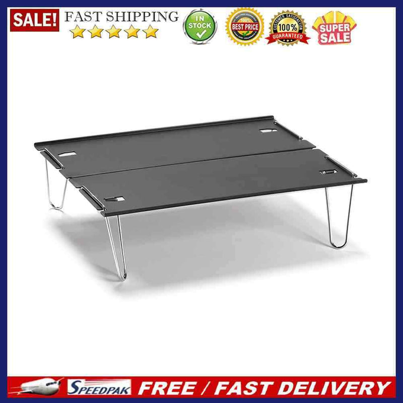 Mini Folding Table Aluminum Alloy Outdoor Camping Picnic Household Portable