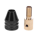 3.17mm Electric Motor Shaft Mini Chuck Fixture Clip 0.3 to 3.5mm Drill