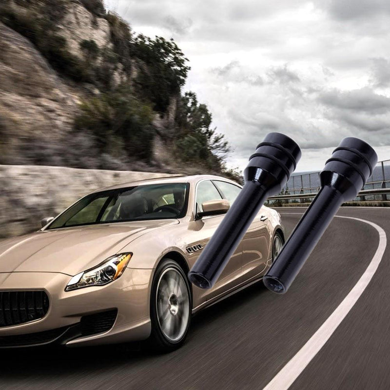 2pcs Universal Aluminum Interior Door Lock Knob Pins for Car Truck (Blue)