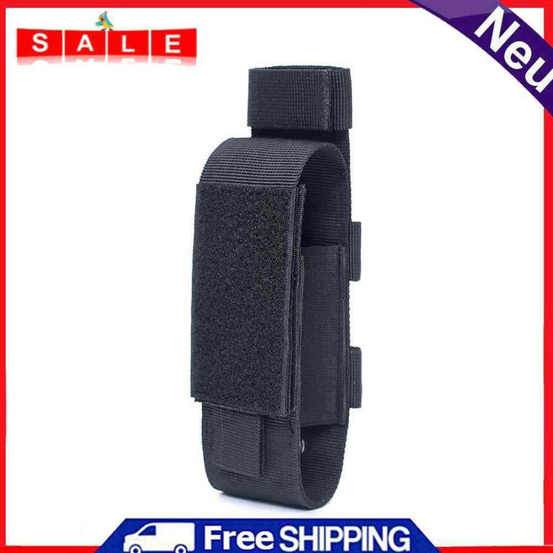 Nylon Flashlight Holster Molle Pouch for Outdoor (Black) Tourniquet Bag