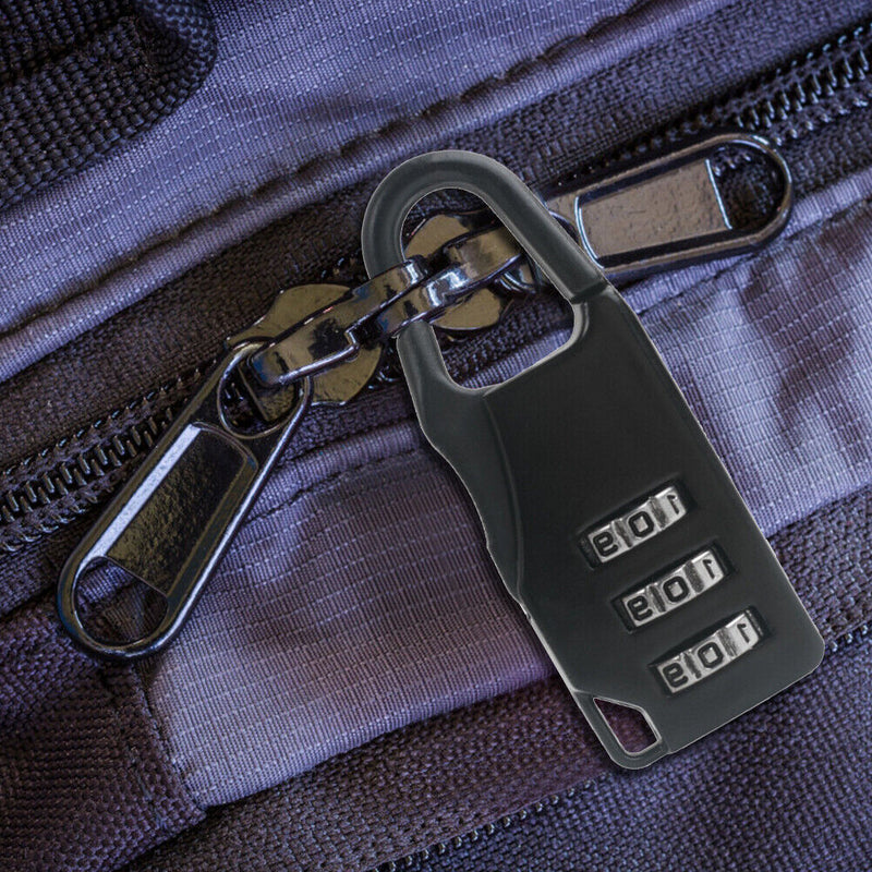 3 Digit Combination Lock Zinc Alloy Travel Luggage Suitcase Security Padlock
