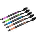 demiawaking 5pcs bamboo toothbrushes soft kids eco-friendly toothbrush