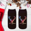 1 Pair Warm Christmas Sock Flexible Hand Washable Socks Costume Decor Supplies